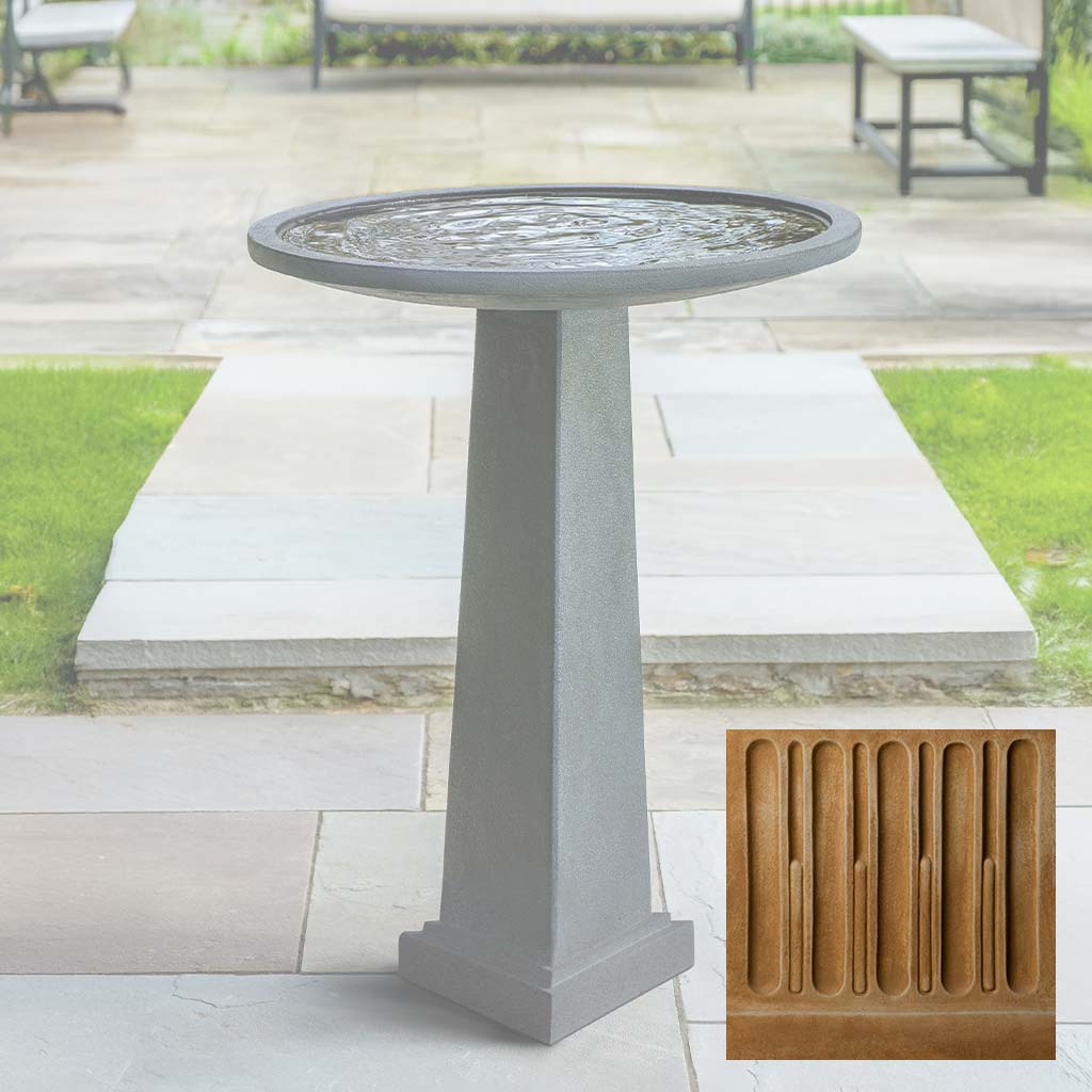 Campania Spire Birdbath - B-212 - Image 15