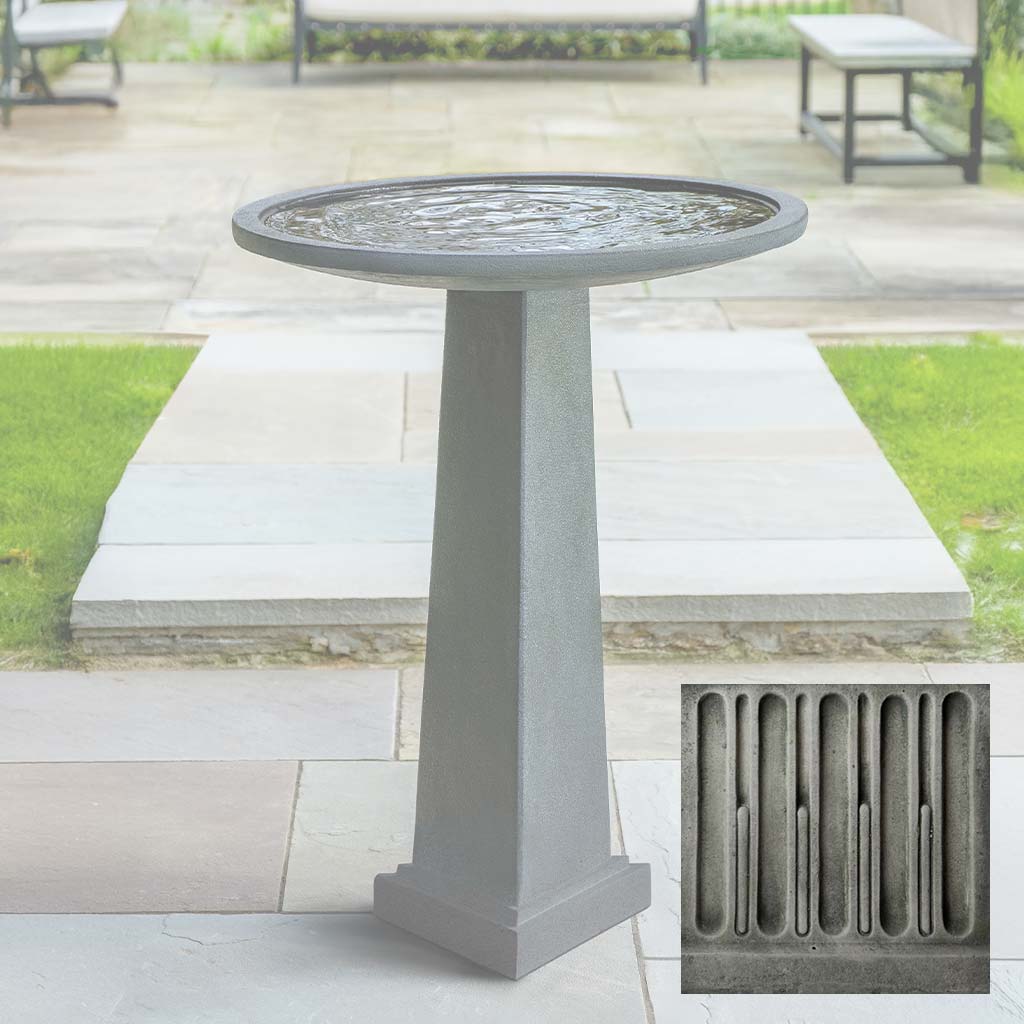 Campania Spire Birdbath - B-212 - Image 3