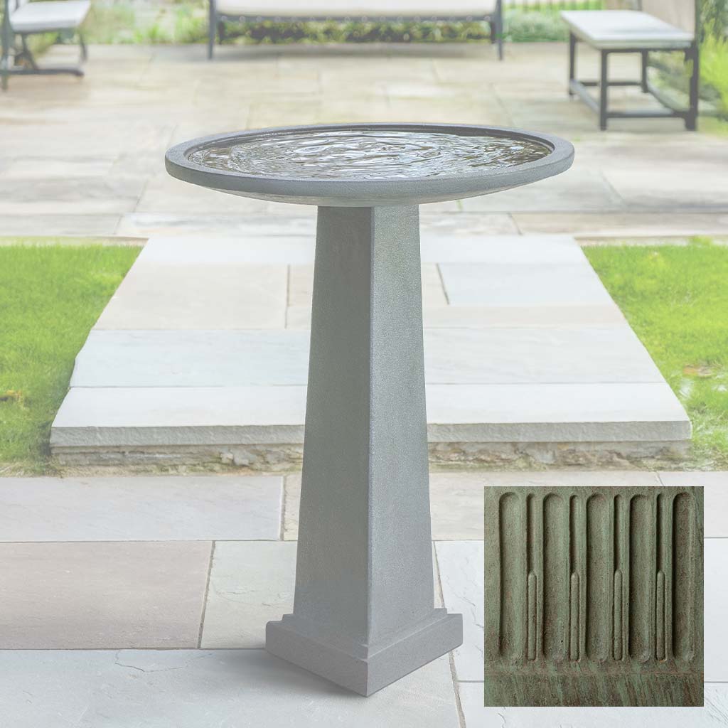 Campania Spire Birdbath - B-212 - Image 5