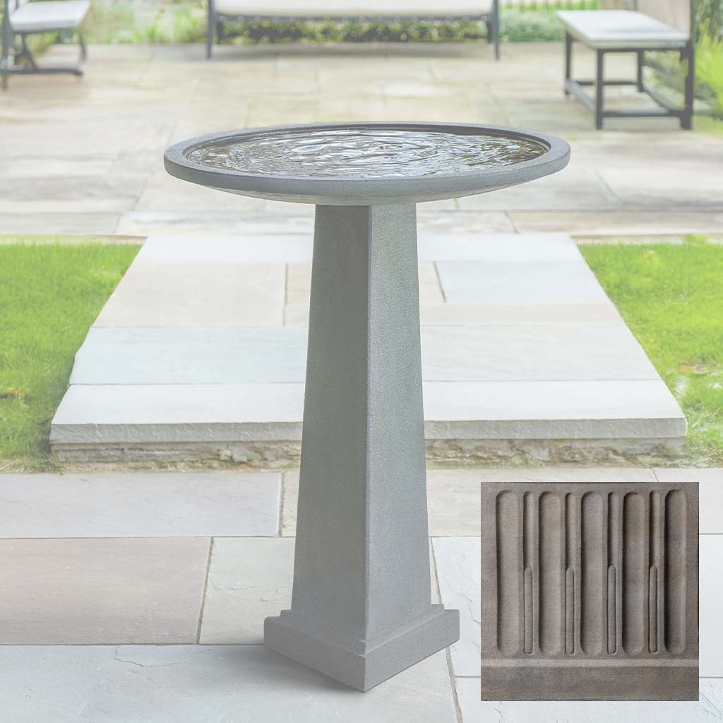 Campania Spire Birdbath - B-212 - Image 6