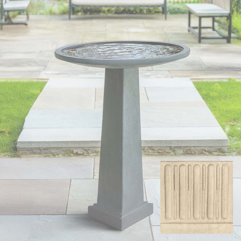 Campania Spire Birdbath - B-212 - Image 8