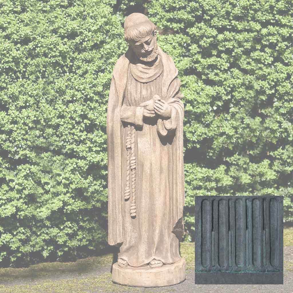 Campania St. Francis w/ Baby Bird Garden Statue - R-101 - Image 10