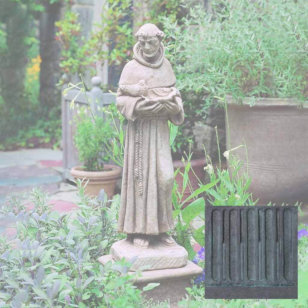Campania St. Francis w/ Shell Garden Statue - R-024 - Image 10