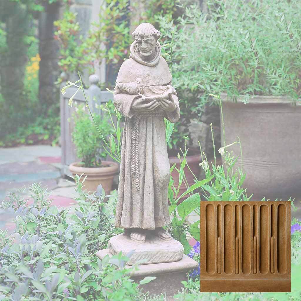 Campania St. Francis w/ Shell Garden Statue - R-024 - Image 14