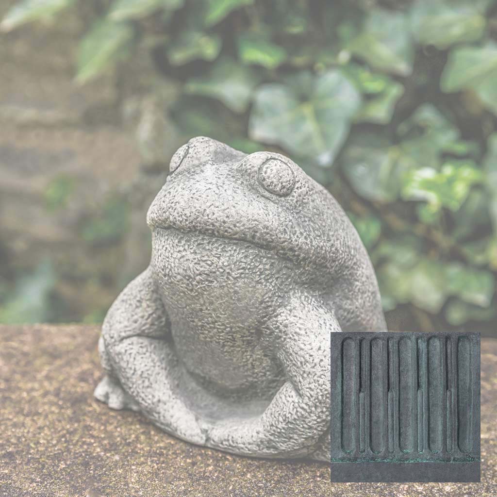 Campania Stone Frog Garden Statue - A-637 - Image 10