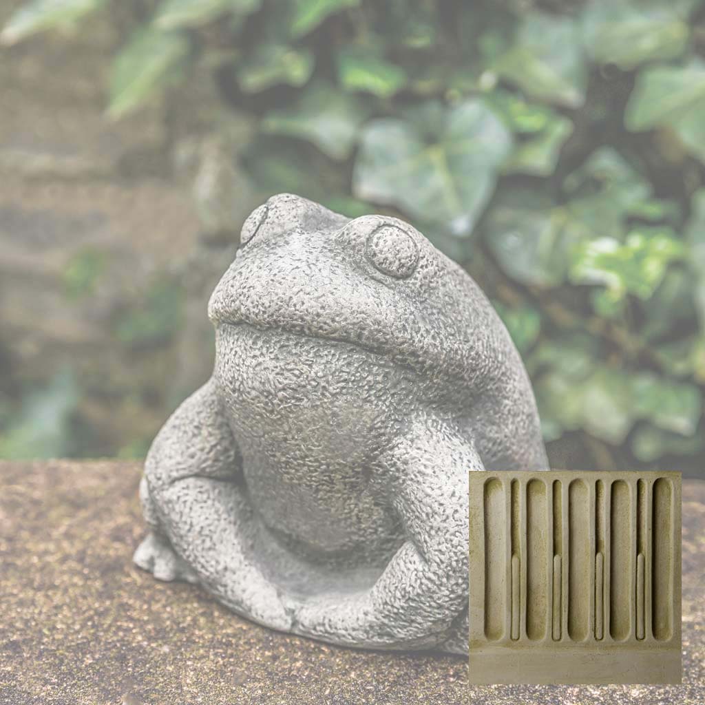 Campania Stone Frog Garden Statue - A-637 - Image 7