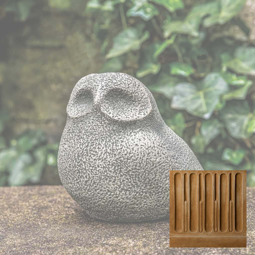 Campania Stone Owl Garden Statue - A-636 - Image 13