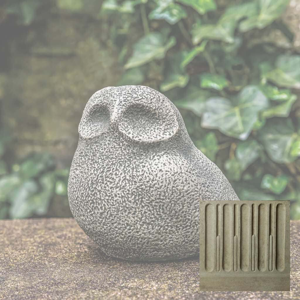 Campania Stone Owl Garden Statue - A-636 - Image 14