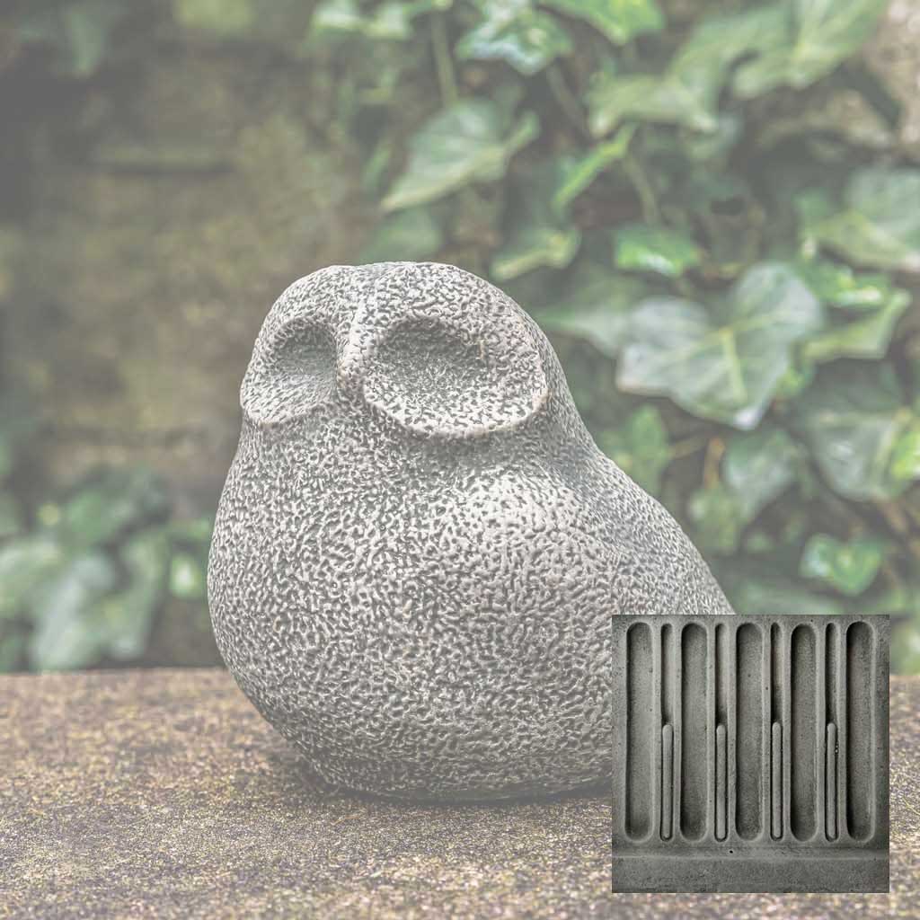 Campania Stone Owl Garden Statue - A-636 - Image 3