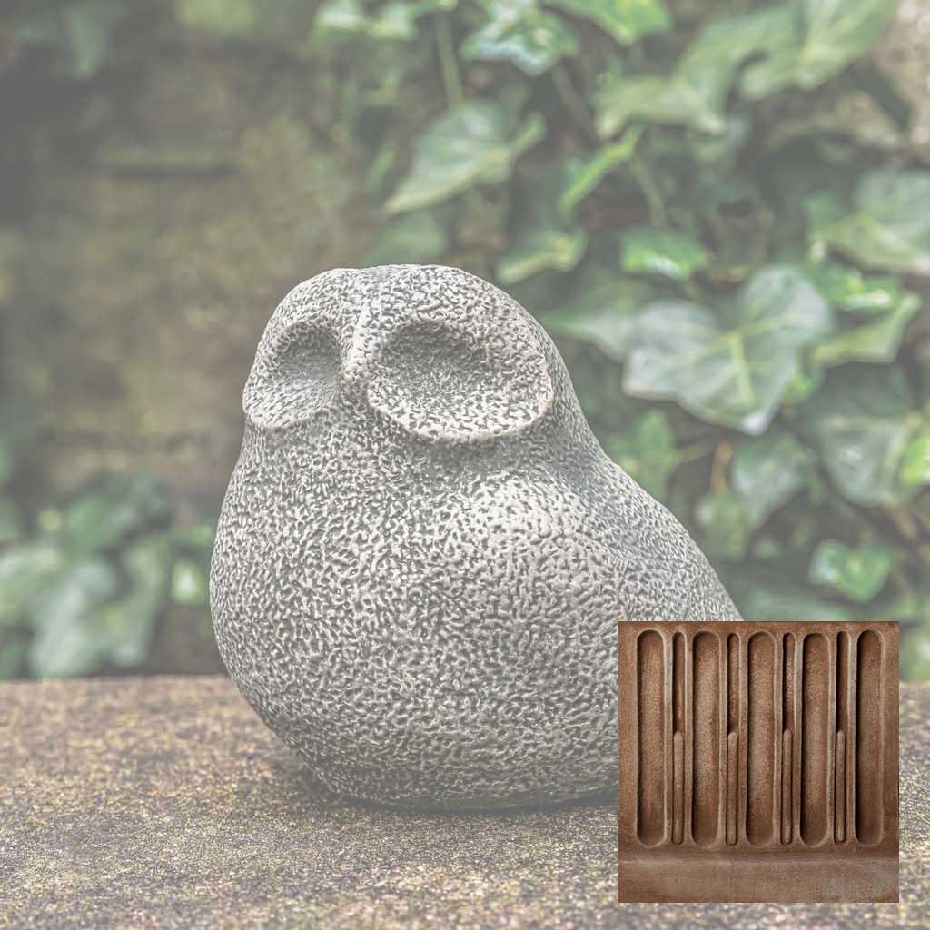 Campania Stone Owl Garden Statue - A-636 - Image 4