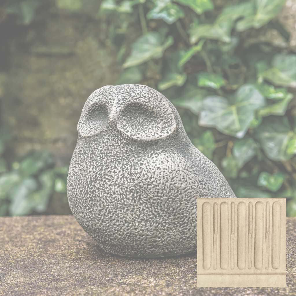 Campania Stone Owl Garden Statue - A-636 - Image 7