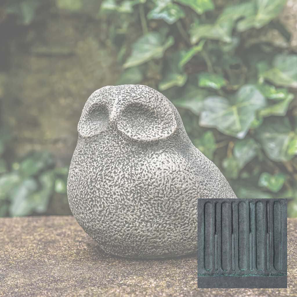 Campania Stone Owl Garden Statue - A-636 - Image 9