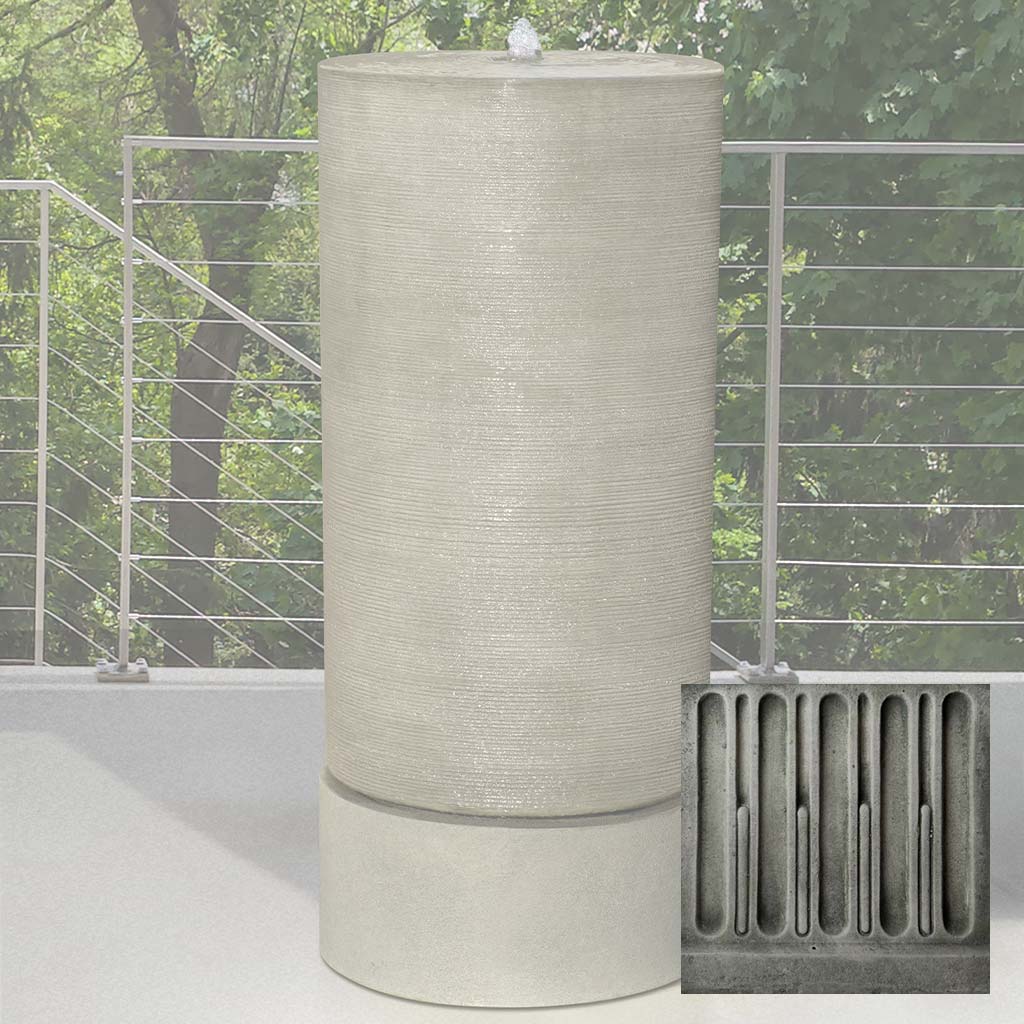 Campania Tall Cylinder Fountain - GFRCFT-1109 - Image 3