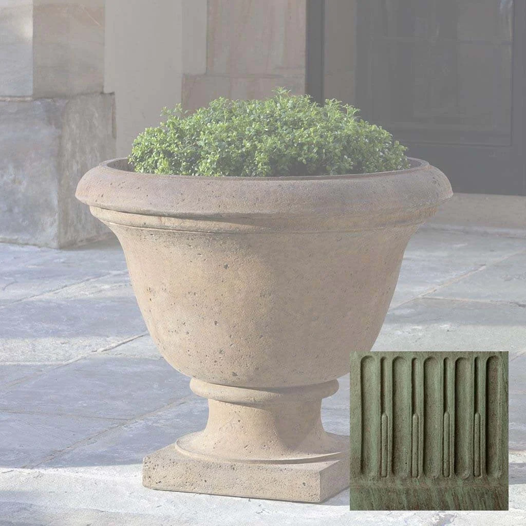 Campania Textured Greenwich Urn with Pedestal - PPD-553 - Image 3