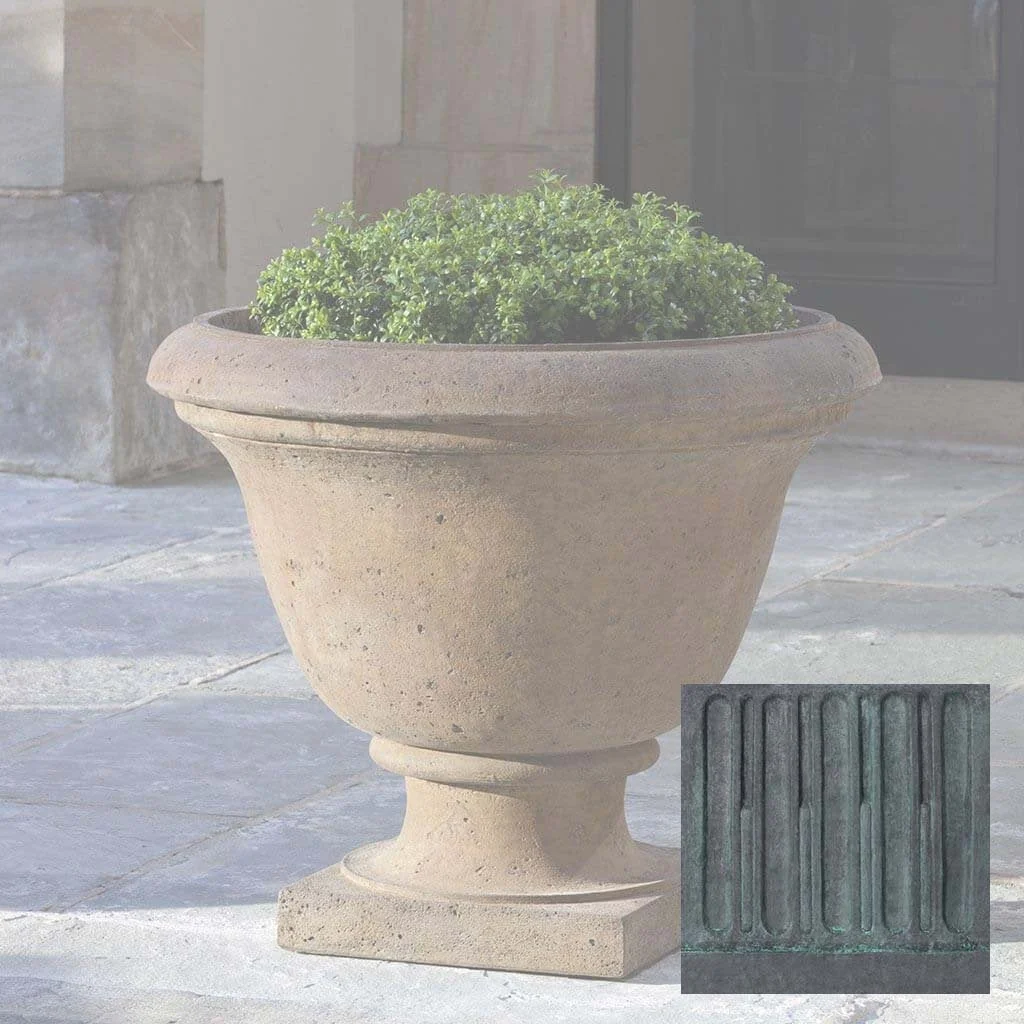 Campania Textured Greenwich Urn with Pedestal - PPD-553 - Image 8