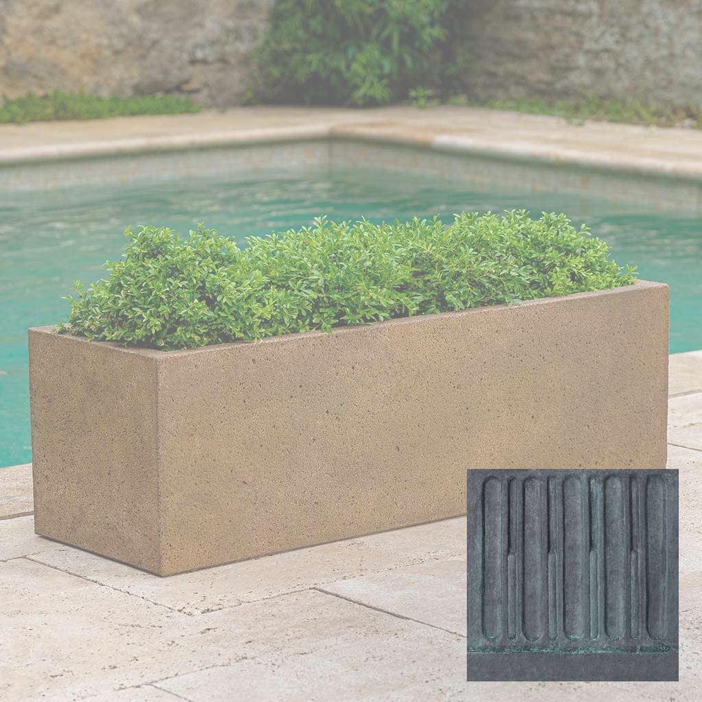 Campania Textured Trough Planter - P-908 - Image 10