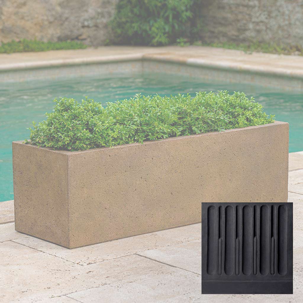 Campania Textured Trough Planter - P-908 - Image 12