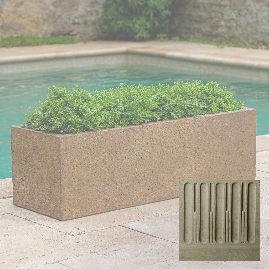 Campania Textured Trough Planter - P-908 - Image 16