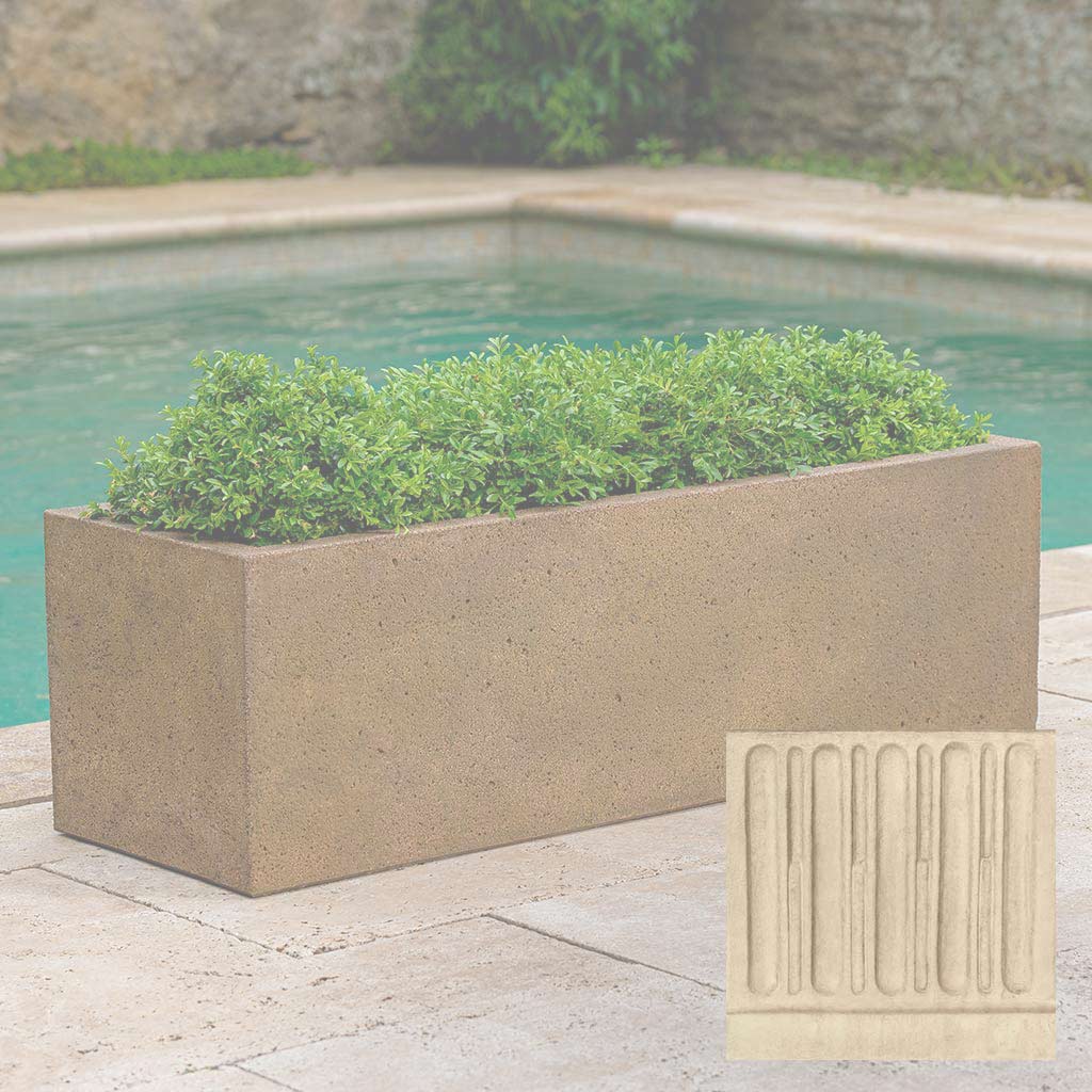 Campania Textured Trough Planter - P-908 - Image 7