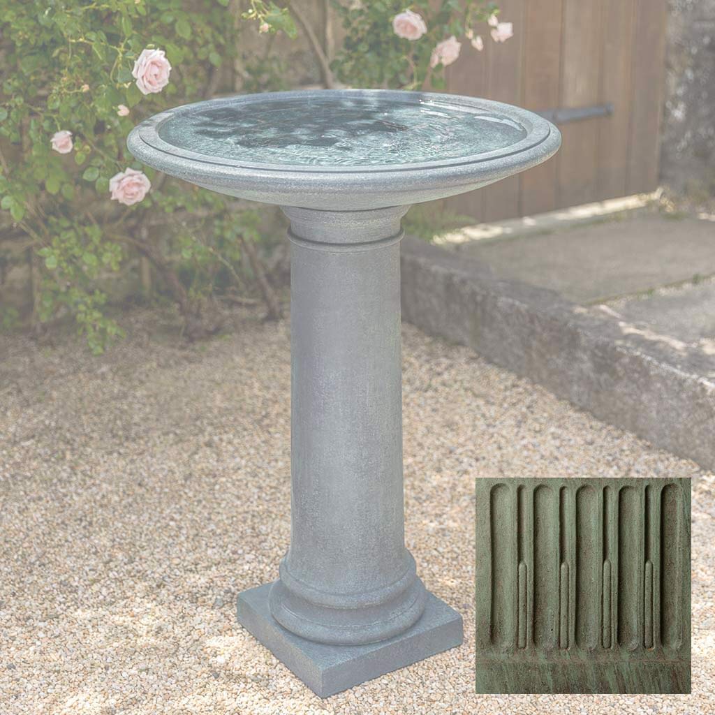 Campania The Hampton Birdbath - B-192 - Image 5