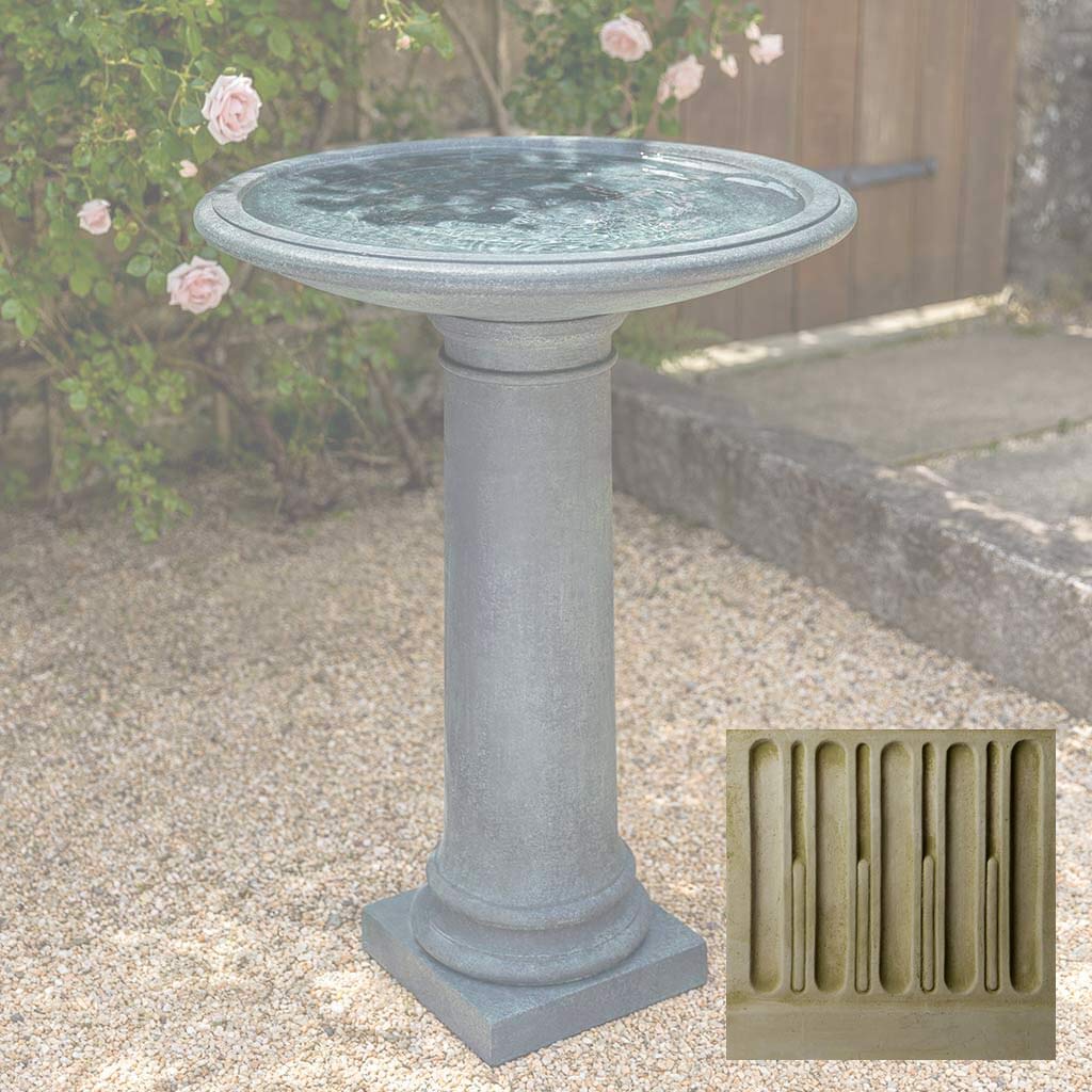 Campania The Hampton Birdbath - B-192 - Image 6