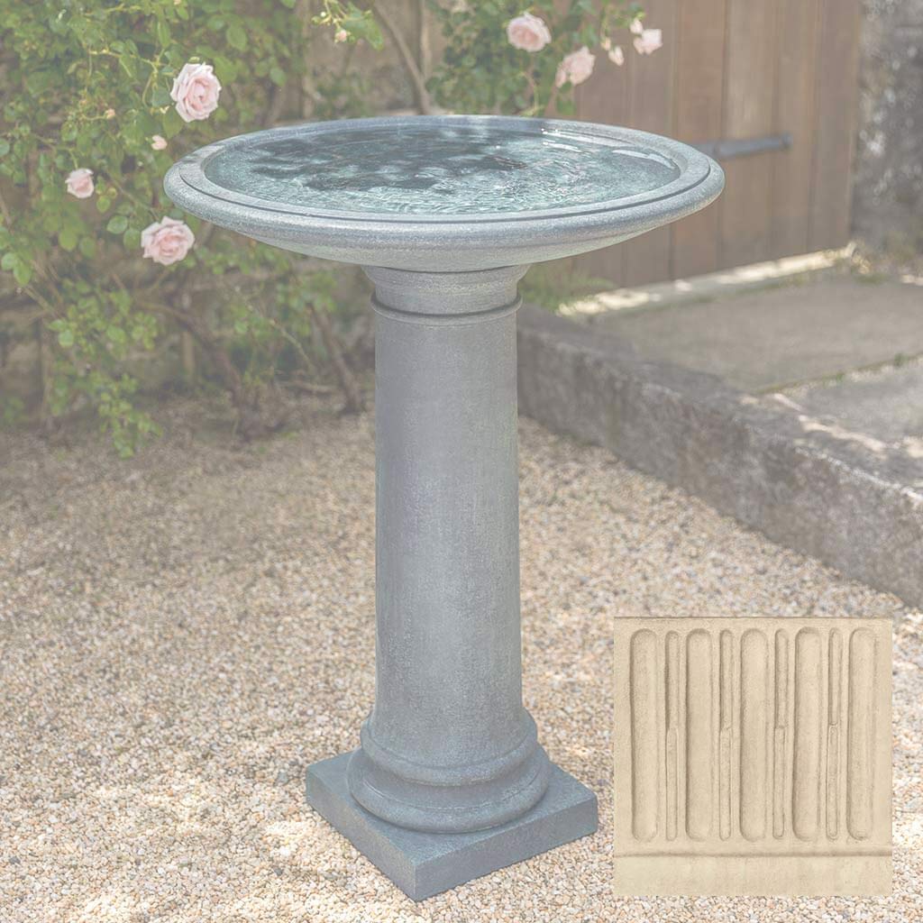Campania The Hampton Birdbath - B-192 - Image 7