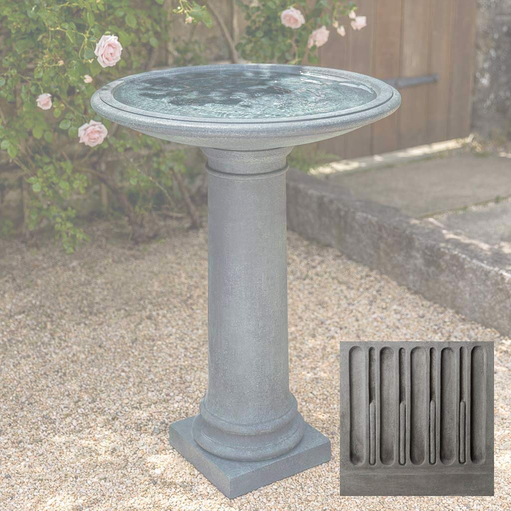 Campania The Hampton Birdbath - B-192 - Image 9
