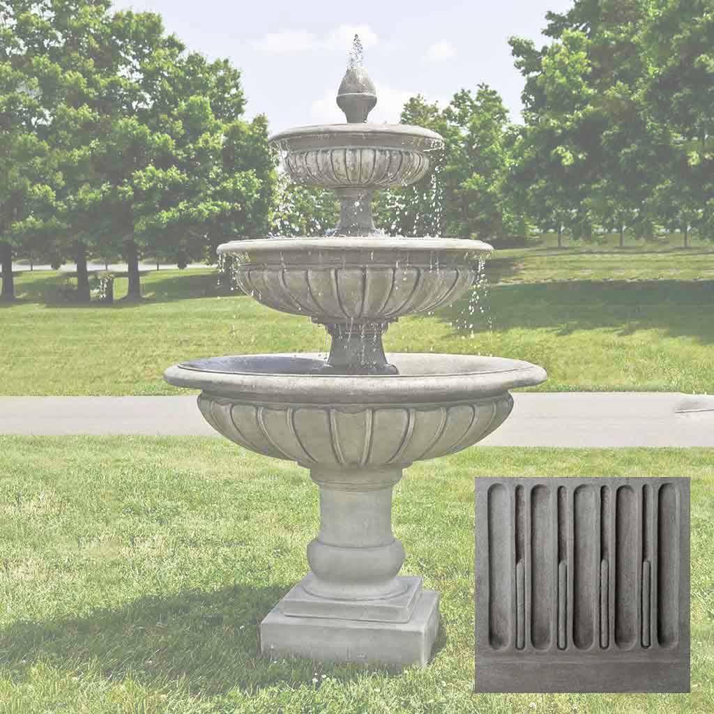 Campania Three Tier Longvue Fountain - FT-240 - Image 8