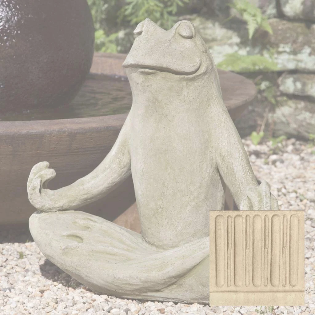 Campania Totally Zen Frog Garden Statue - A-393 - Image 6