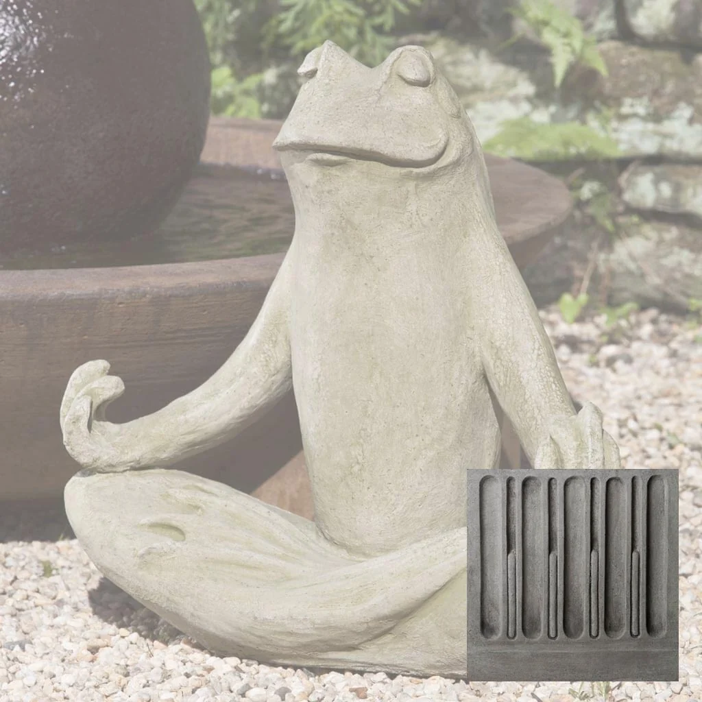 Campania Totally Zen Frog Garden Statue - A-393 - Image 8