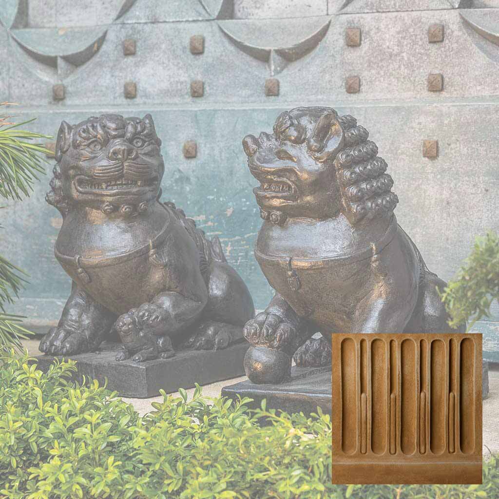 Campania Traditional Foo Dog Set Garden Statue - OR-175 SET - Image 15