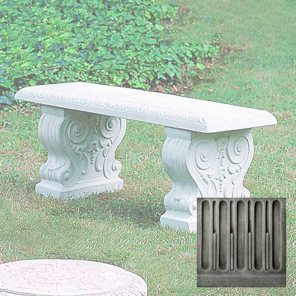 Campania Traditional Straight Bench - BE-02 - Image 3