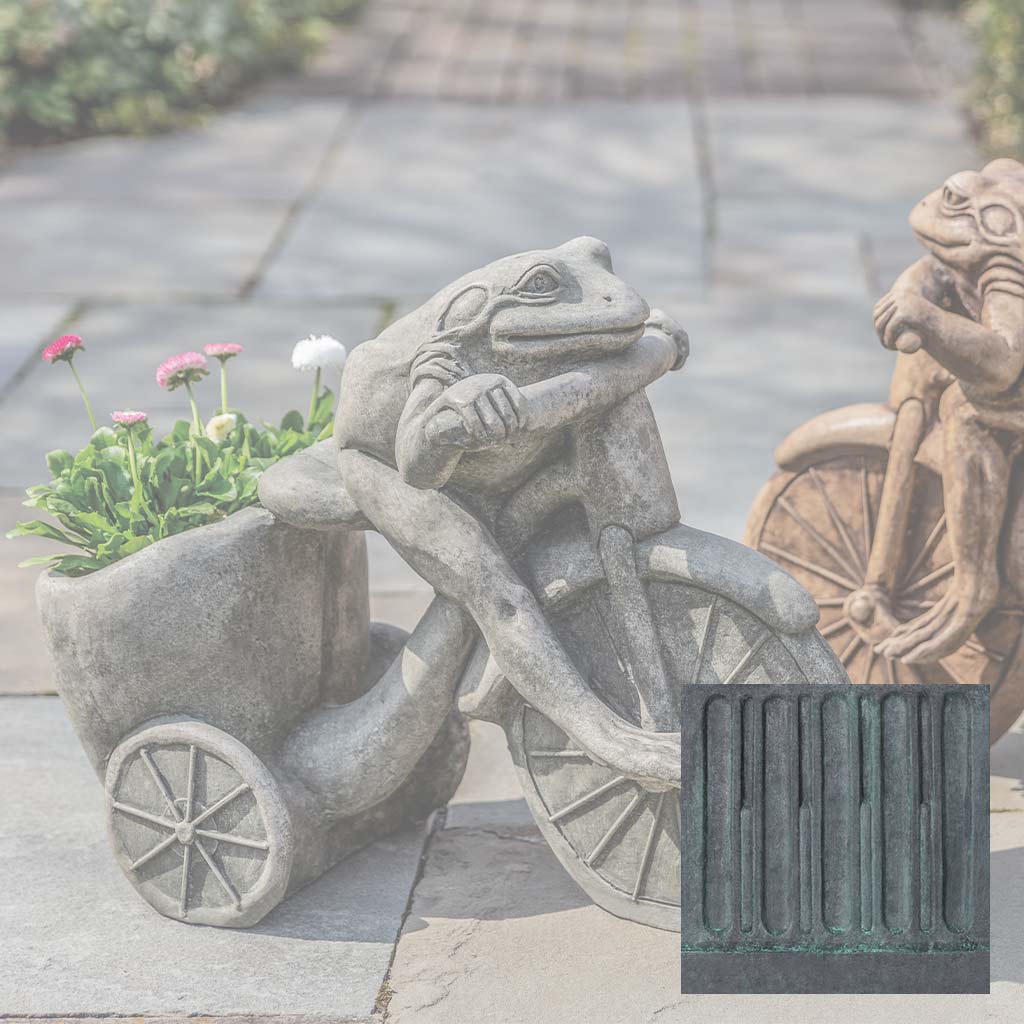 Campania Tricycle Frog Planter Garden Statue - A-588 - Image 10