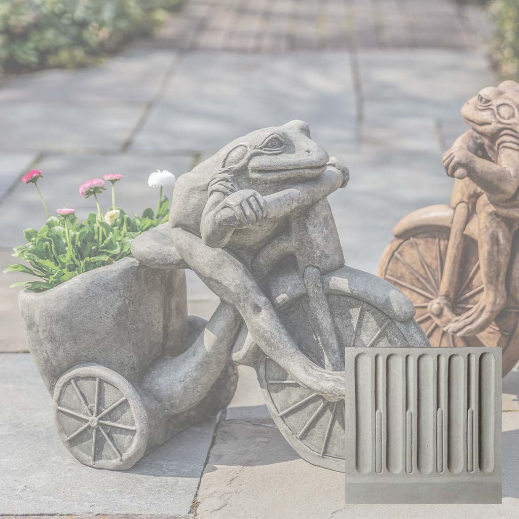 Campania Tricycle Frog Planter Garden Statue - A-588 - Image 11