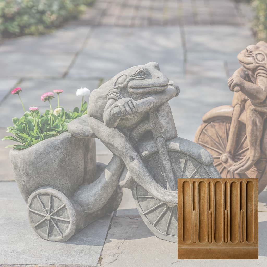 Campania Tricycle Frog Planter Garden Statue - A-588 - Image 15