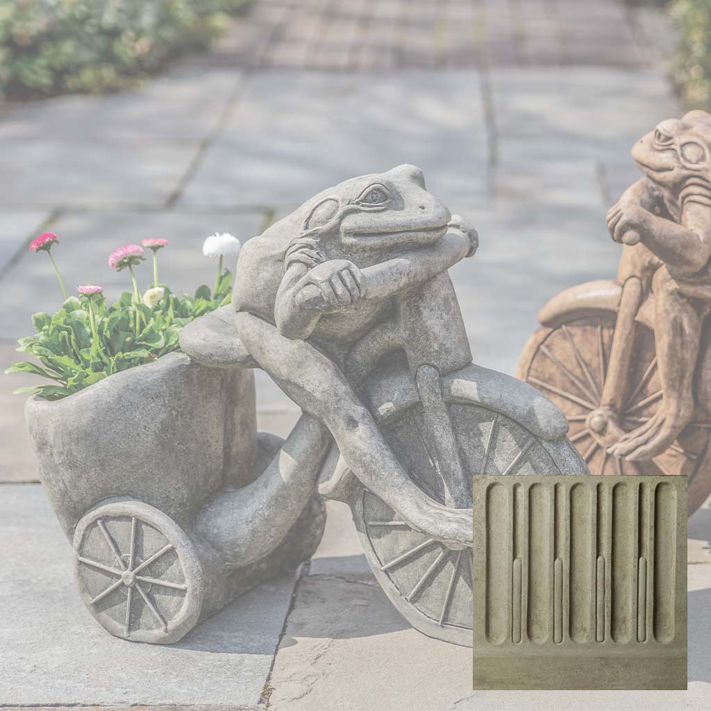 Campania Tricycle Frog Planter Garden Statue - A-588 - Image 16
