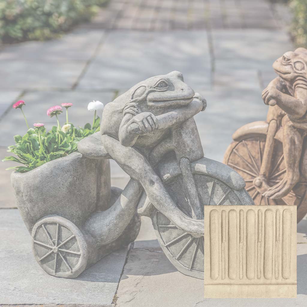 Campania Tricycle Frog Planter Garden Statue - A-588 - Image 7