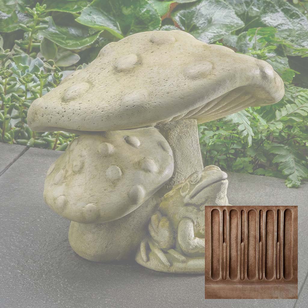 Campania Tucker Toadstool Garden Statue - A-688 - Image 4