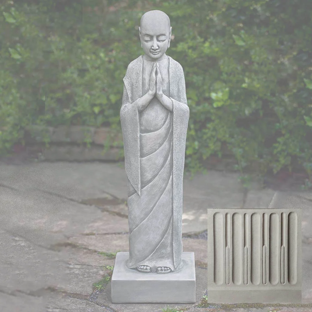 Campania Venerable Monk Garden Statue - OR-159 - Image 10