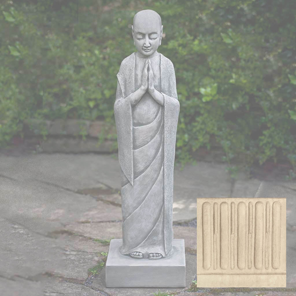 Campania Venerable Monk Garden Statue - OR-159 - Image 6