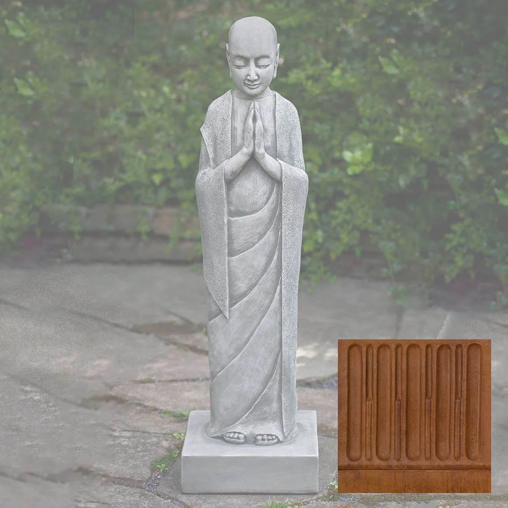 Campania Venerable Monk Garden Statue - OR-159 - Image 7
