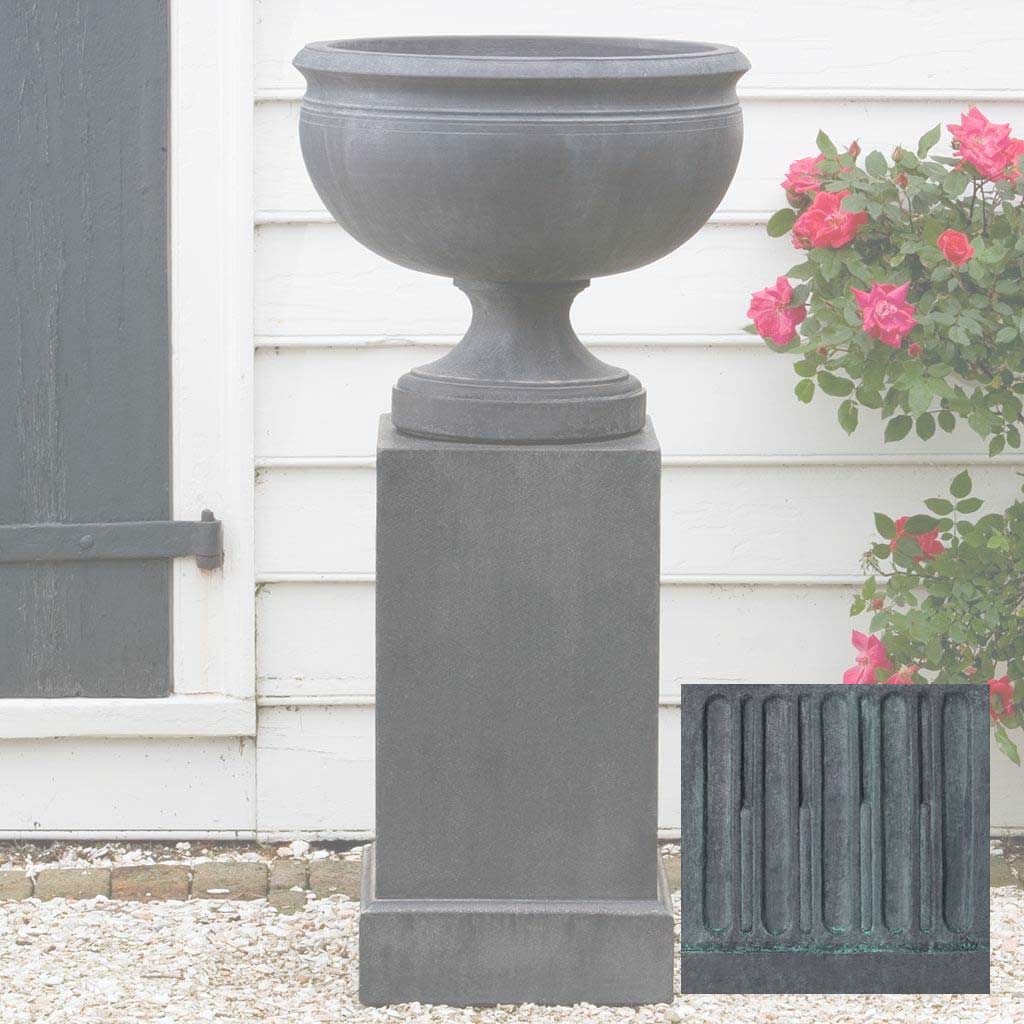 Campania Wburg Plantation Urn w/ Classic Tall Pedestal - PPD-454 - Image 10