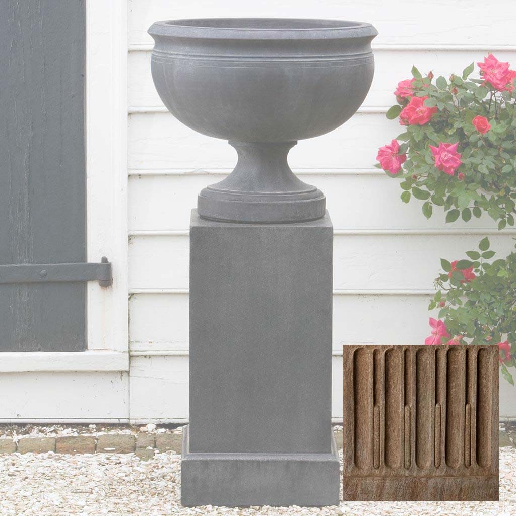 Campania Wburg Plantation Urn w/ Classic Tall Pedestal - PPD-454 - Image 2