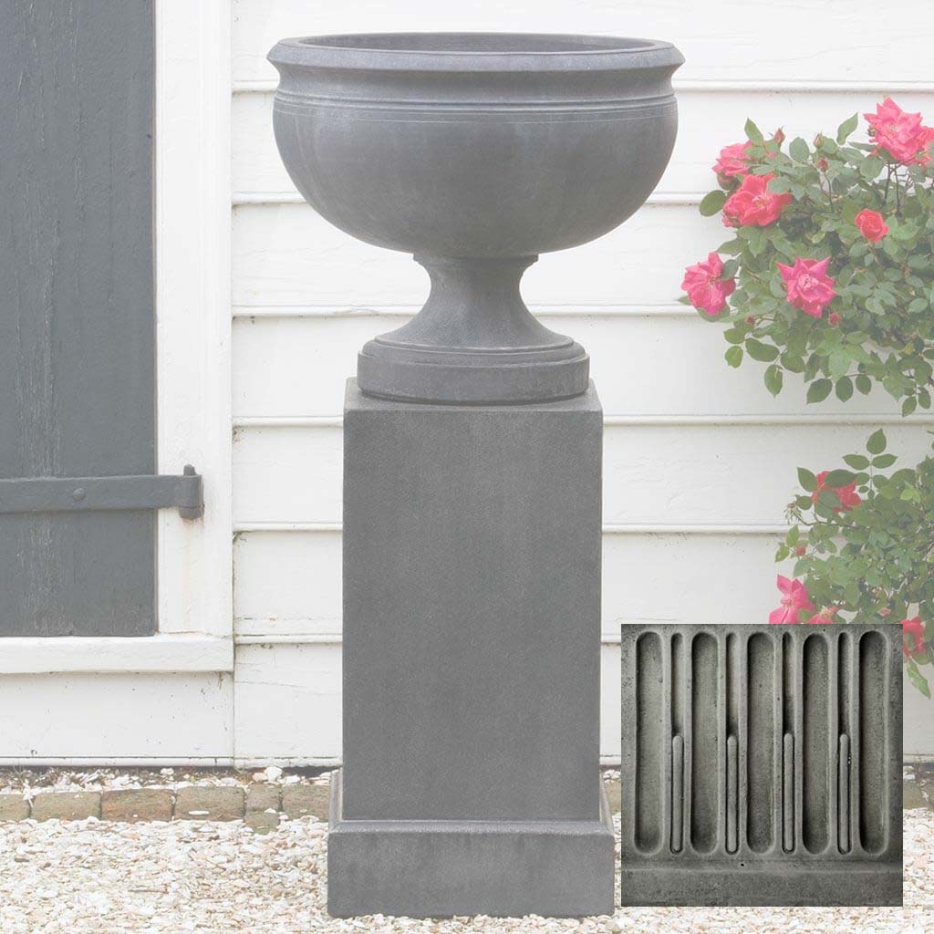 Campania Wburg Plantation Urn w/ Classic Tall Pedestal - PPD-454 - Image 3