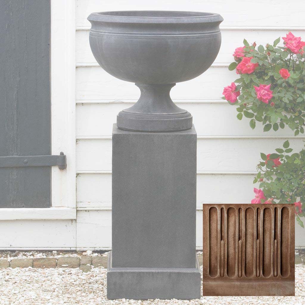 Campania Wburg Plantation Urn w/ Classic Tall Pedestal - PPD-454 - Image 4