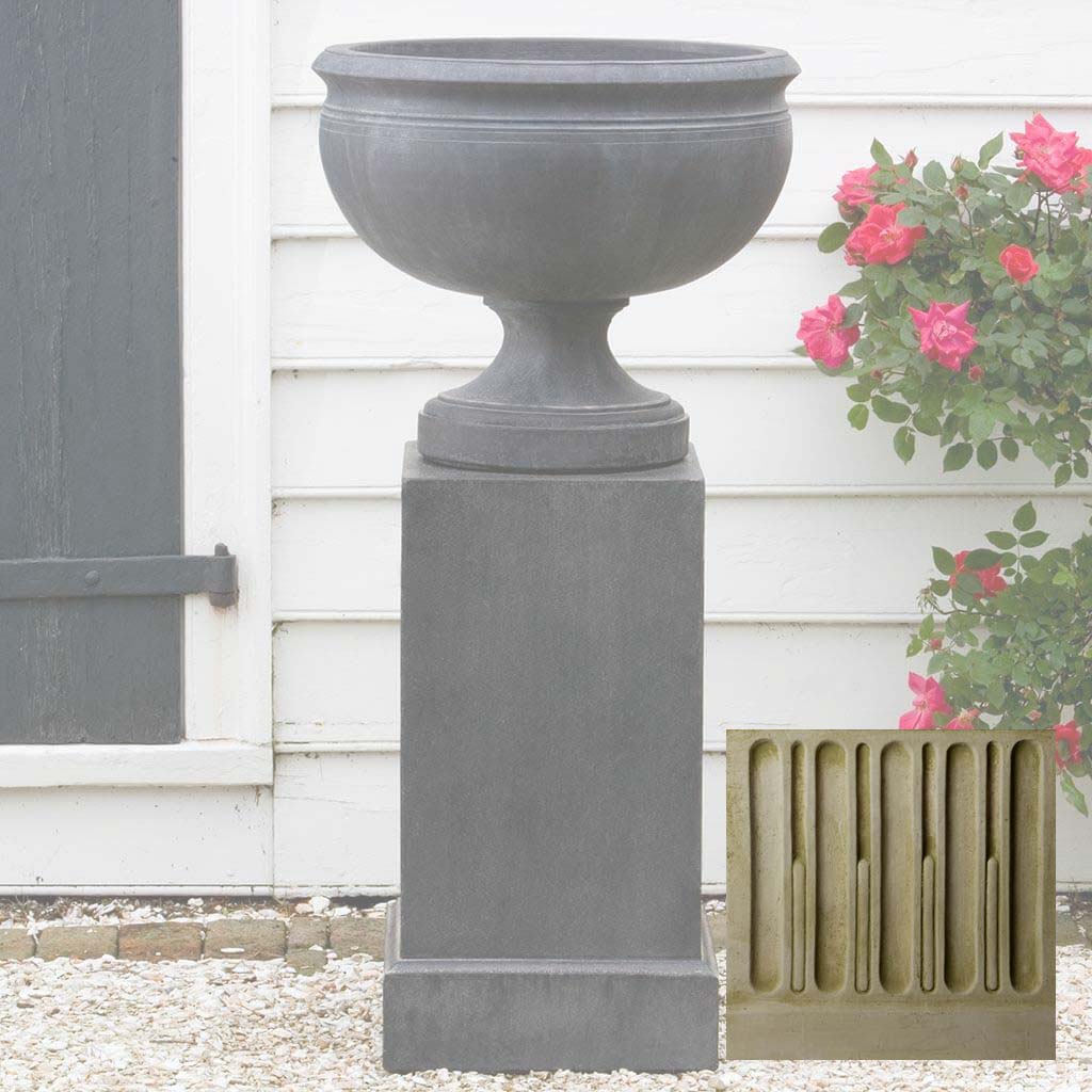 Campania Wburg Plantation Urn w/ Classic Tall Pedestal - PPD-454 - Image 6