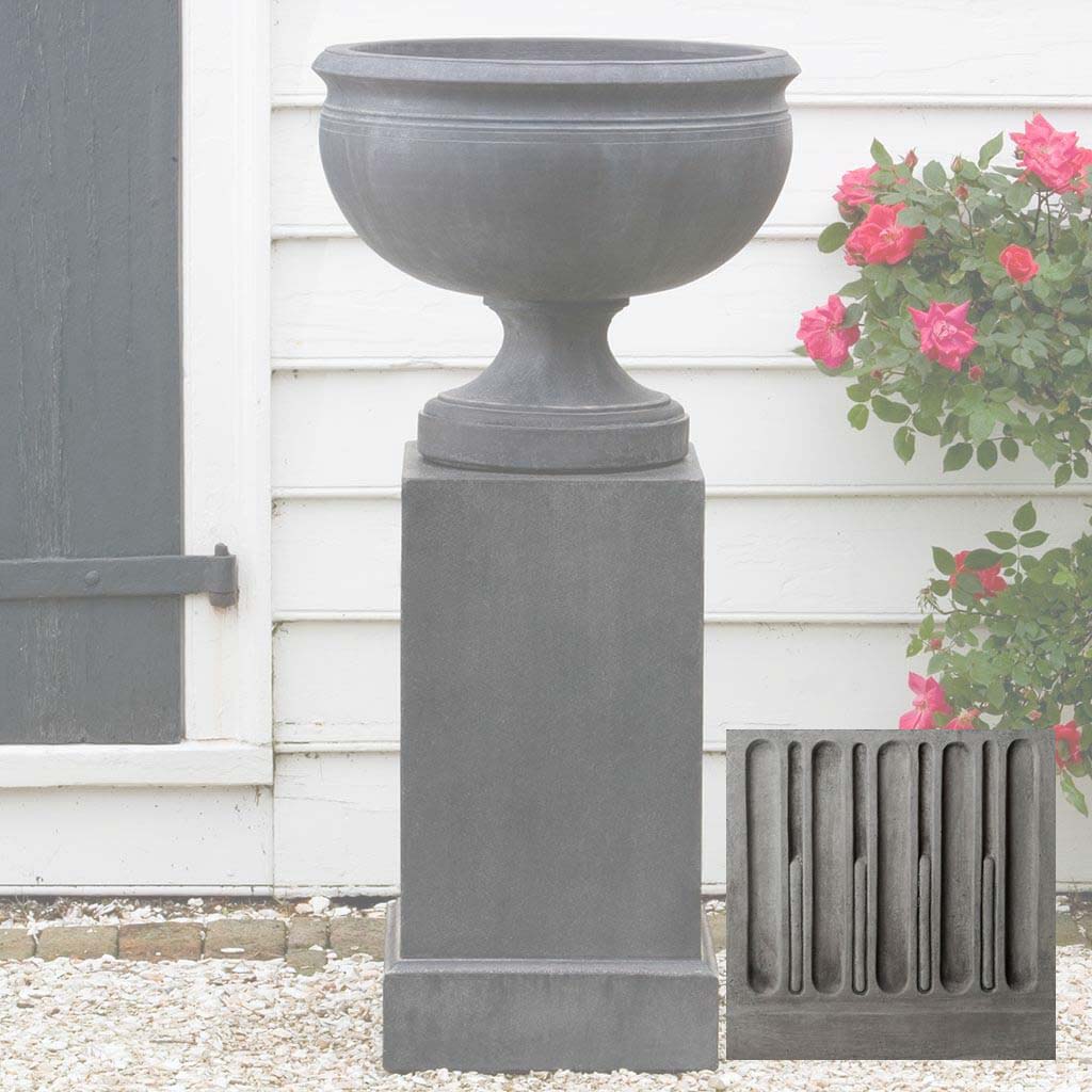 Campania Wburg Plantation Urn w/ Classic Tall Pedestal - PPD-454 - Image 9