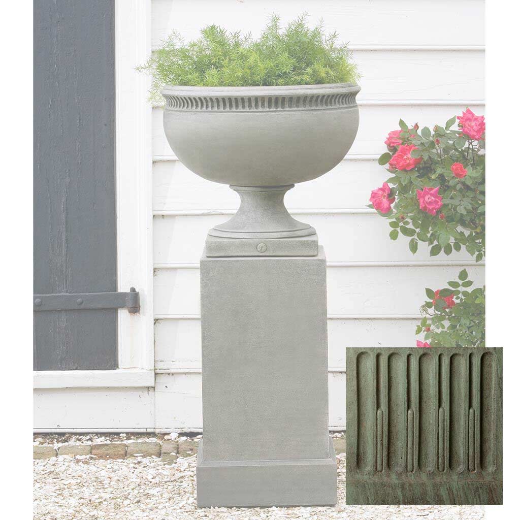 Campania Wburg Tayloe House Urn w/ Classic Tall Pedestal - PPD-459 - Image 4