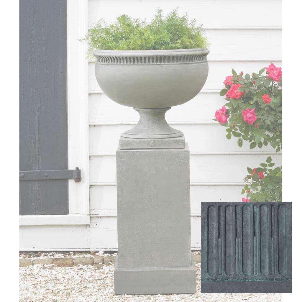 Campania Wburg Tayloe House Urn w/ Classic Tall Pedestal - PPD-459 - Image 9