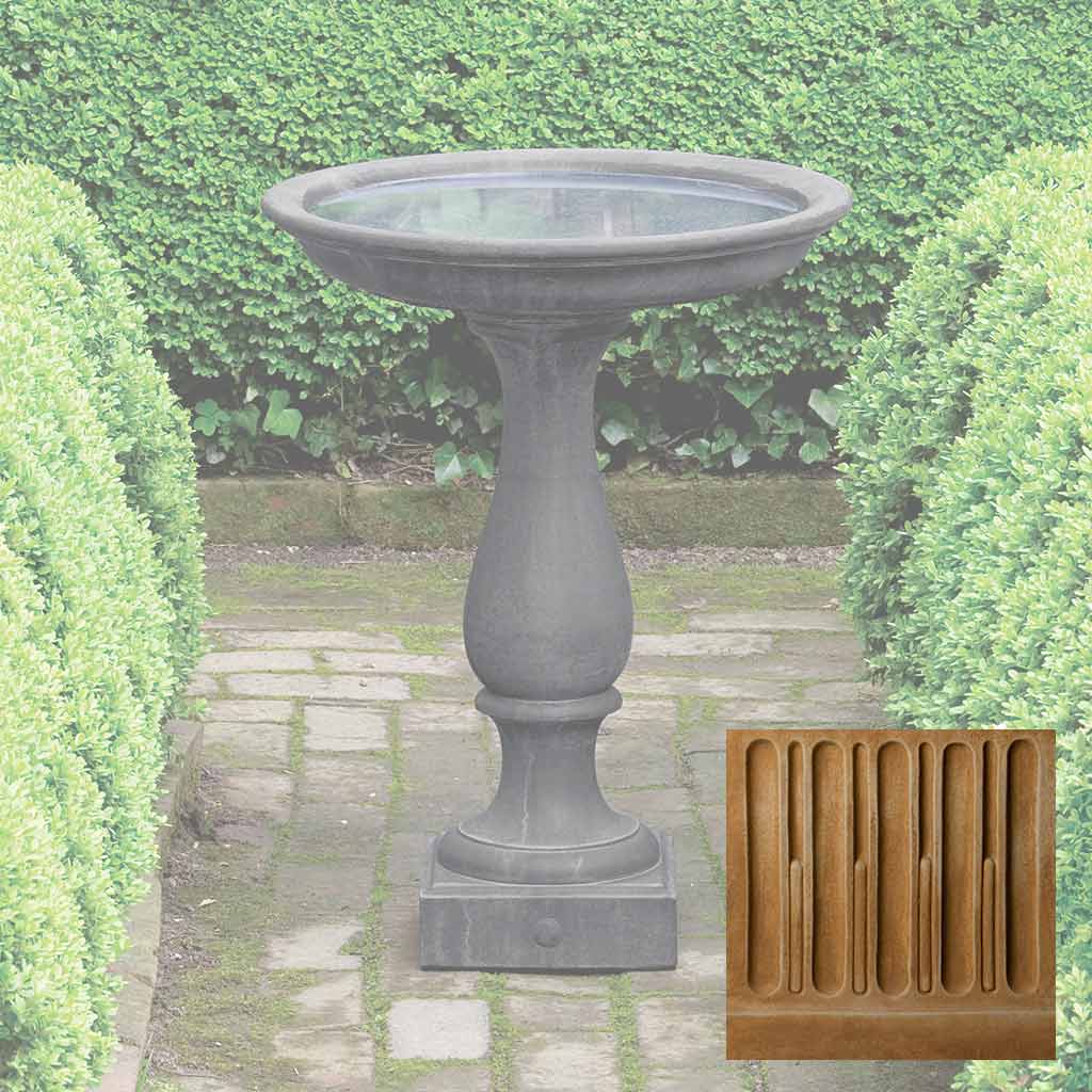 Campania Williamsburg Candlestand Birdbath - B-119 - Image 13